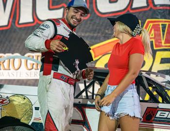 Carlos Ahumada Jr. wins at Vado Speedway Park (Vado, NM) on August 24, 2024. (Vado Speedway Park photo)