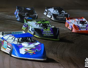 Volusia Speedway Park (Barberville, FL) – DIRTcar Nationals – February 10th-15th, 2025. (Josh James Artwork)