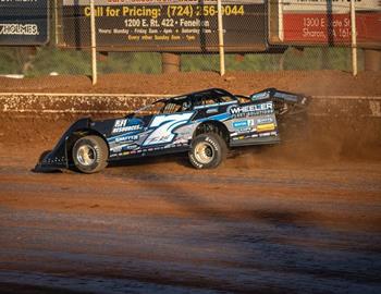 Sharon Speedway (Hartford, OH) – World of Outlaws Case Late Model Series – Battle at the Border – May 25th-27th, 2023. (Jacy Norgaard photo)