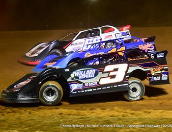Springfield Raceway (Springfield, MO) – MLRA Founders Tribute – February 28-March 1, 2025. (Todd Boyd photo)