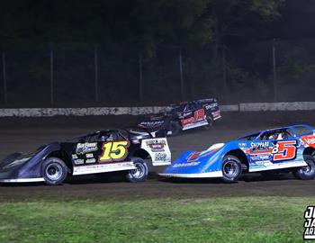 LaSalle Spedway (LaSalle, IL) – Midwest Auto Racing Series (MARS) Late Model Championship – Illinois Valley Showdown – May 31, 2025. (Josh James Artwork photo)