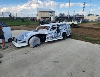 Tom Berry Jr. competes at Marshalltown Speedway (Marshalltown, IA) on June 21, 2024.