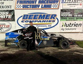 Taylor Ausrud and Ausrud Racing won the USRA - United States Racing Association B-Mod feature at Fairmont Raceway on August 16