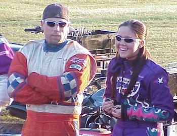 Brian Harvill & Natalie Sather at opening ceremonies