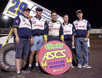 Travis Rilat and company in victory lane