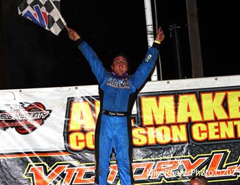 Shelby County Speedway (Harlan, IA) – Malvern Bank East Series – Rallen Zeitner Memorial – July 12th, 2025. (Mike Ruefer photo)