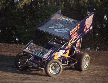 Jesse Hockett raced from 19th to second in the feature