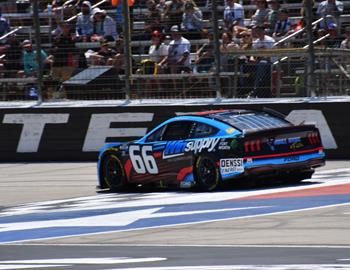 Chad in action in the MBM Motorsports No. 66 at Texas Motor Speedway.