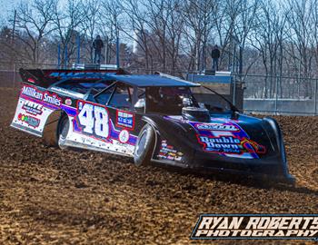 Brownstown Speedway (Brownstown, IN) – Lucas Oil Late Model Dirt Series – Indiana Icebreaker – March 21st, 2025. (Heath Lawson Photo)