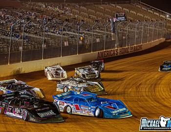 Dirt Track at Charlotte (Concord, N.C.) - World of Outlaws Morton Buildings Late Model Series - Last Call - November 4th-5th, 2020. (Michael Boggs Photography)