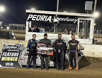 Peoria Speedway (Peoria, IL) – Gary Cook Jr. Memorial – April 19, 2025. (UAMP Motorsports photo)