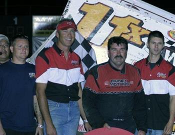 Garry Lee Maier made the trip to victory lane