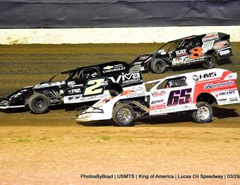 Lucas Oil Speedway (Wheatland, MO) – United States Modified Touring Series (USMTS) – King of America XIV – March 27-29, 2025. (Todd Boyd photo)