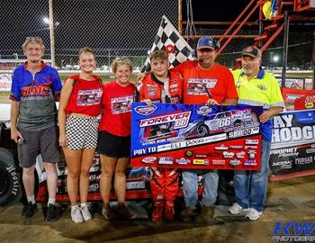Eli Ross claimed a career $6,600 payday in the third annual Hayden Ross Memorial on Saturday, June 28 at Thunderbird Speedway.