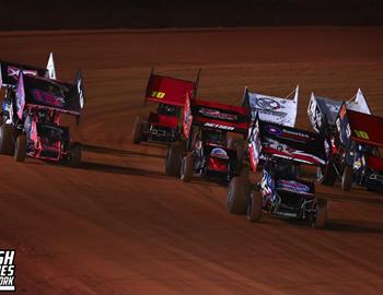 I-75 Raceway (Sweetwater, TN) – United Sprint Car Series – November 1st-2nd, 2024. (Josh James Artwork)