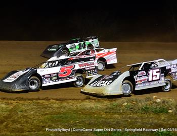 Springfield Raceway (Springfield, MO) – Comp Cams Super Dirt Series – March Madness – March 16th, 2024. (Todd Boyd photo)