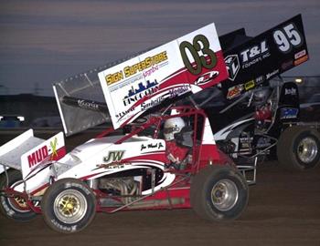 Joe Wood, Jr. (03) and Matt Covington (95)