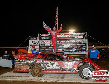 Bobby Pierce won the fifth annual Ronny Adams Memorial on Saturday, March 9 at Louisianas Boothill Speedway.