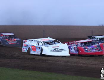 Cedar County Raceway (Tipton, IA) – MARS Late Model Championship Series – Hawkeye Land 40 – April 17th, 2025. (Josh James Artwork)