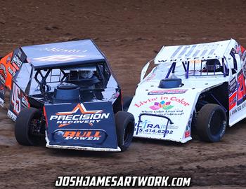 Peoria Speedway (Peoria, IL) – MARS Modified Championship – Garry Swibold Memorial – April 27th, 2024. (Josh James photo)