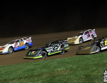 34 Raceway (West Burlington, IA) – Midwest Auto Racing Series (MARS) Late Model Championship – Slocum 50 Weekend – April 18-19, 2025. (Josh James Artwork photo)