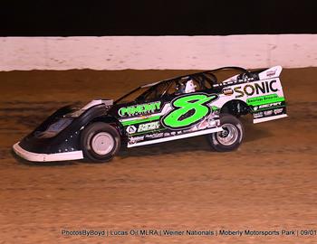 Moberly Motorsports Park (Moberly, Mo.) – Lucas Oil Midwest Late Model Racing Association – Wiener Nationals – September 1st, 2024. (Todd Boyd Photo)