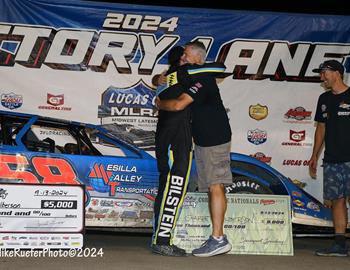 Davenport Speedway (Davenport, IA) – Lucas Oil Midwest Late Model Racing Association – Corn State Nationals – September 13th-14th, 2024. (Mike Ruefer Photo)