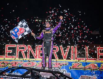 Lernerville Speedway (Sarver, PA) – World of Outlaws Morton Buildings Late Model Series – Firecracker 100 – June 24th-26th, 2021. (Jason Shank photo)