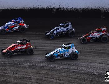 Tri-State Speedway (Haubstadt, IN) – USAC AMSOIL Sprint Car National Championship – Spring Showdown – May 10th, 2025. (Josh James Artwork)