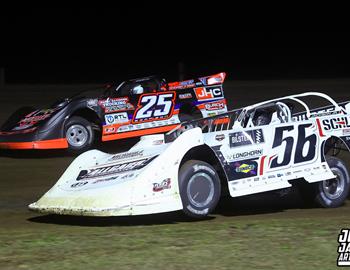 Cedar County Raceway (Tipton, IA) – Midwest Auto Racing Series (MARS) Late Model Championship – Hawkeye Land 40 – April 17, 2025. (Josh James Artwork photo)