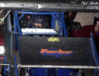 Washingtons Logan Forler in staging moments before his first competitive Sprint Car action