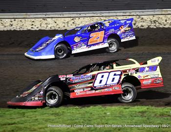 Arrowhead Speedway (Colcord, OK) – World of Outlaws Real American Beer Late Model Series – Sooner State Showdown – August 22nd-23rd, 2025. (Todd Boyd photo)