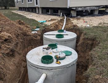 8 Gravel Less Conventional Septic System
