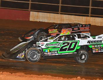 Jimmy Owens picked up a $15,000 victory on Saturday evening in the Lucas Oil Late Model Dirt Series (LOLMDS) event at Florida’s All-Tech Raceway. 
