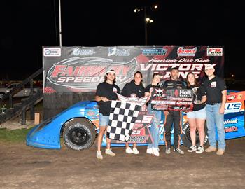 Rich Bell in Victory Lane (Rocky Ragusa image)