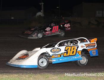 Adams County Speedway (Corning, IA) – Malvern Bank East Series – Pumpkin Dash – October 4th, 2025. (Mike Ruefer photo)