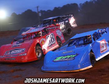 Talladega Short Track (Eastaboga, AL) - Crate Racin USA Winter Series – Ice Bowl – January 5th-6th, 2023. (Josh James Artwork)