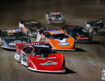 Volusia Speedway Park (De Leon Springs, FL) – World of Outlaw Late Model Series – DIRTcar Nationals – February 10th-15th, 2025. (Josh James Artwork)