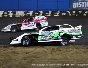 81 Speedway (Park City, KS) – United States Modified Touring Series (USMTS) – 2nd Annual Ed Gressel Memorial – June 21-22, 2024. (Todd Boyd photo)