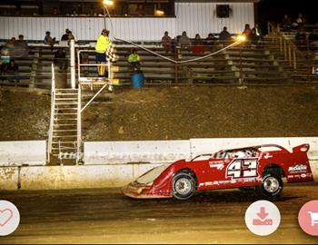 Tom Decker Jr. led flag-to-flag to win Saturday night’s Late Model feature at Hesston (Pa.) Speedway.
