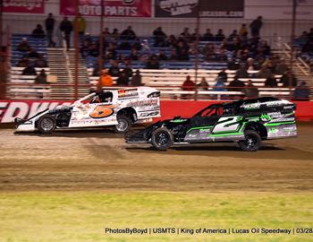 Lucas Oil Speedway (Wheatland, MO) – United States Modified Touring Series – King of America – March 27th-29th, 2025. (Todd Boyd Photo)
