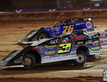 Golden Isles Speedway (Brunswick, GA) – Lucas Oil Late Model Dirt Series – Super Bowl of Racing – January 17th, 2025. (Josh James Artwork)