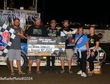 Maquoketa Speedway (Maquoketa, IA) – World of Outlaws – Hawkeye 100 – August 16th-17th, 2024. (Mike Ruefer Photos)