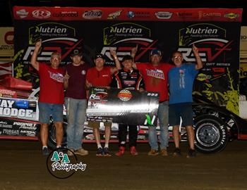 Eli Ross claims a pair of wins in two nights: (shown) May 30th at  Creek County Speedway; followed by a win May 31 at Lawton Speedway.