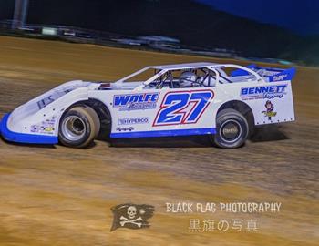 Jonathon Wolfe picked up his second win of the year in the Late Model Sportsman division on Saturday, May 6 at Natural Bridge (Va.) Speedway.