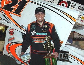 Brian Brown won Saturday nights feature