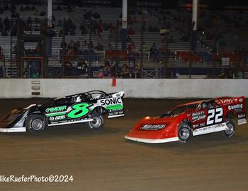 Davenport Speedway (Davenport, IA) – Lucas Oil Midwest Late Model Racing Association – Corn State Nationals – September 13th-14th, 2024. (Mike Ruefer Photo)