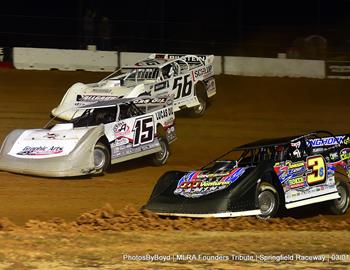 Springfield Raceway (Springfield, MO) – MLRA Founders Tribute – February 28-March 1, 2025. (Todd Boyd photo)