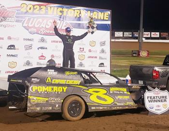 Victory Lane at Lucas Oil Speedway