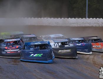 Quincy Raceways (Quincy, IL) – Midwest Auto Racing Series (MARS) Late Model Championship – May 16, 2025. (Josh James Artwork photo)